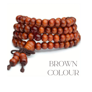 Mala Beads Bracelets - Brown Colour