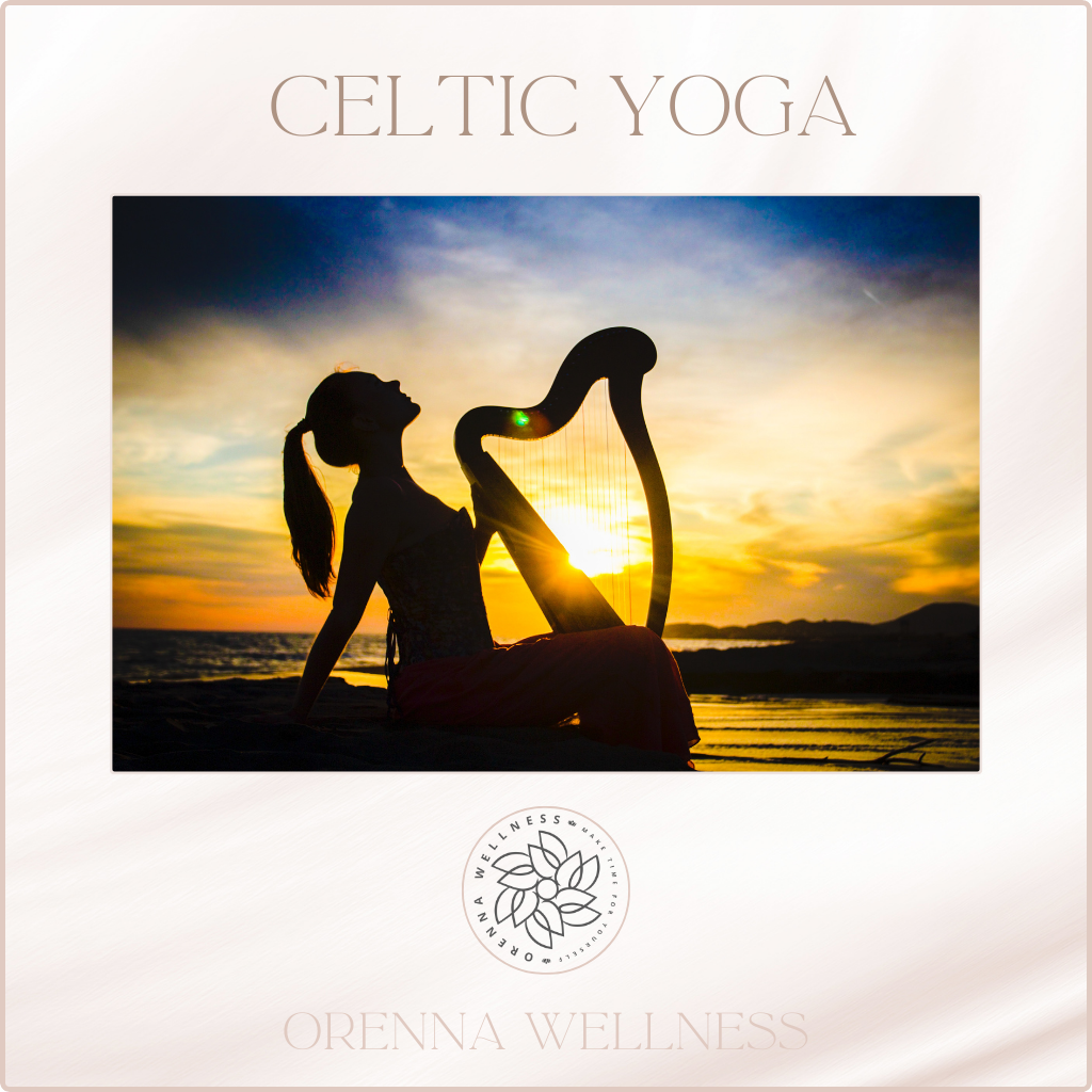 Celtic Yoga , a woman in a wyda yoga session