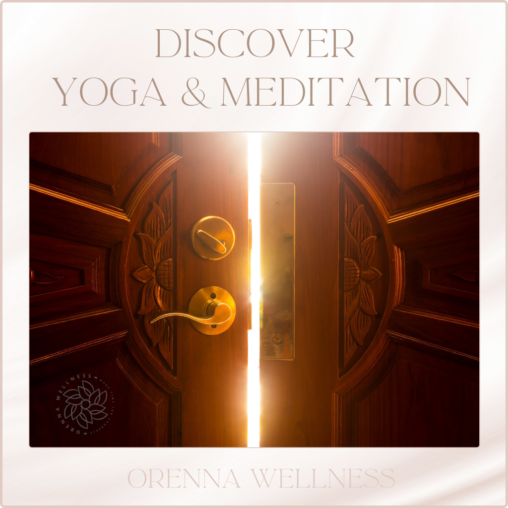 Discover Yoga Workshop, a door opening with bright light behind