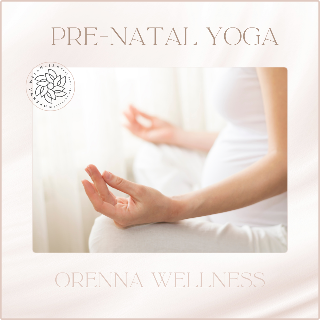 prenatal yoga, a woman in a yooga session sitting