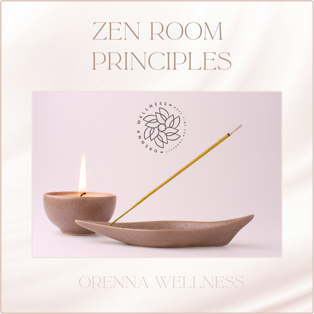 Zen Room Principles, room with a candles and an incence