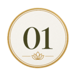 Number 01 in a circle