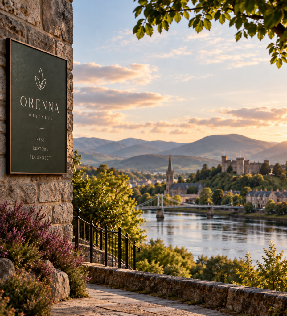 Orenna Wellness private yoga and wellness in Inverness, Scottish Highlands