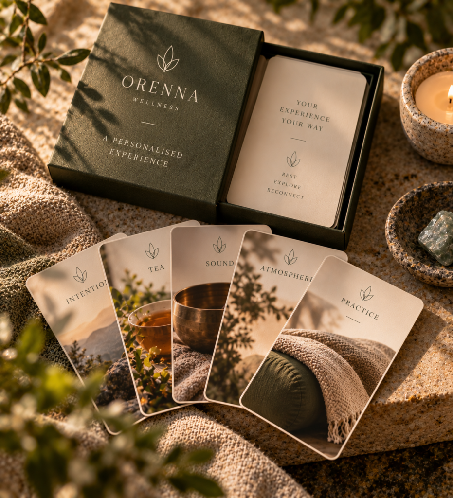 Personalised Orenna Wellness experience selections for private yoga in Inverness